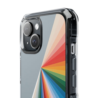 Grey Impact MagSafe Phone Case for iPhone - Slate Prism Burst