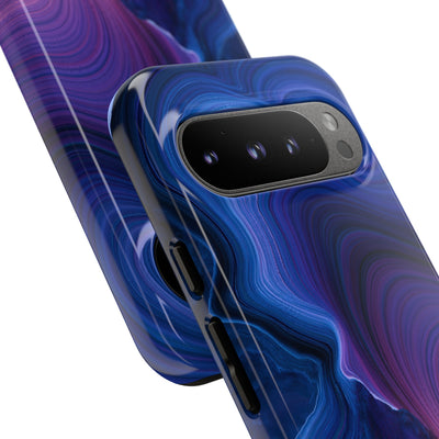 Radiant Strata · Tough Phone Case for Pixel ·  Blue