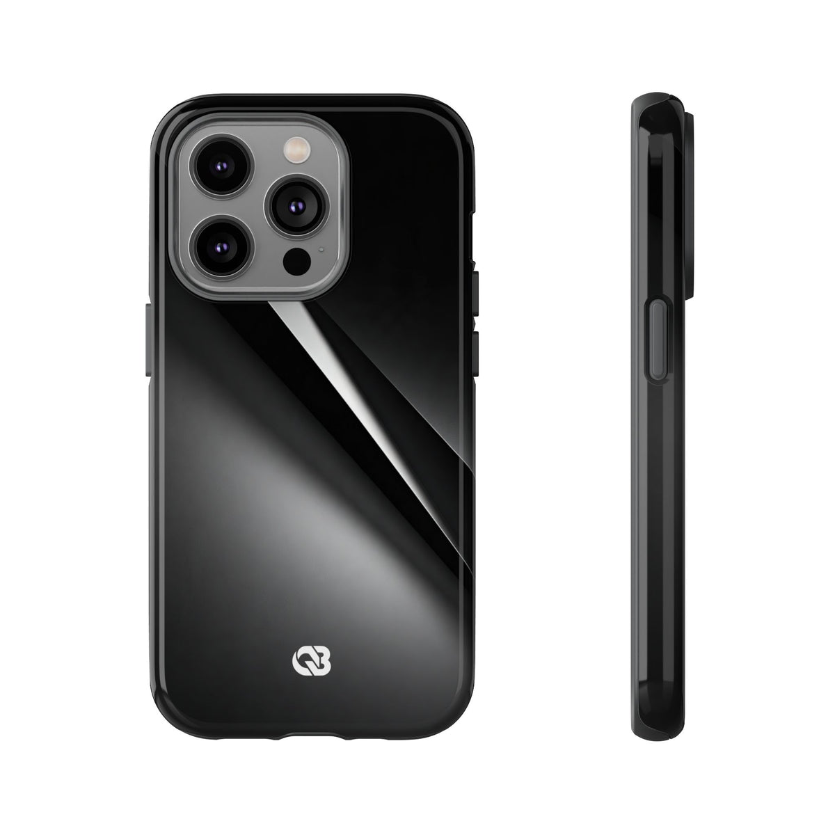 Obsidian Ridge · Tough Phone Case for iPhone · Black