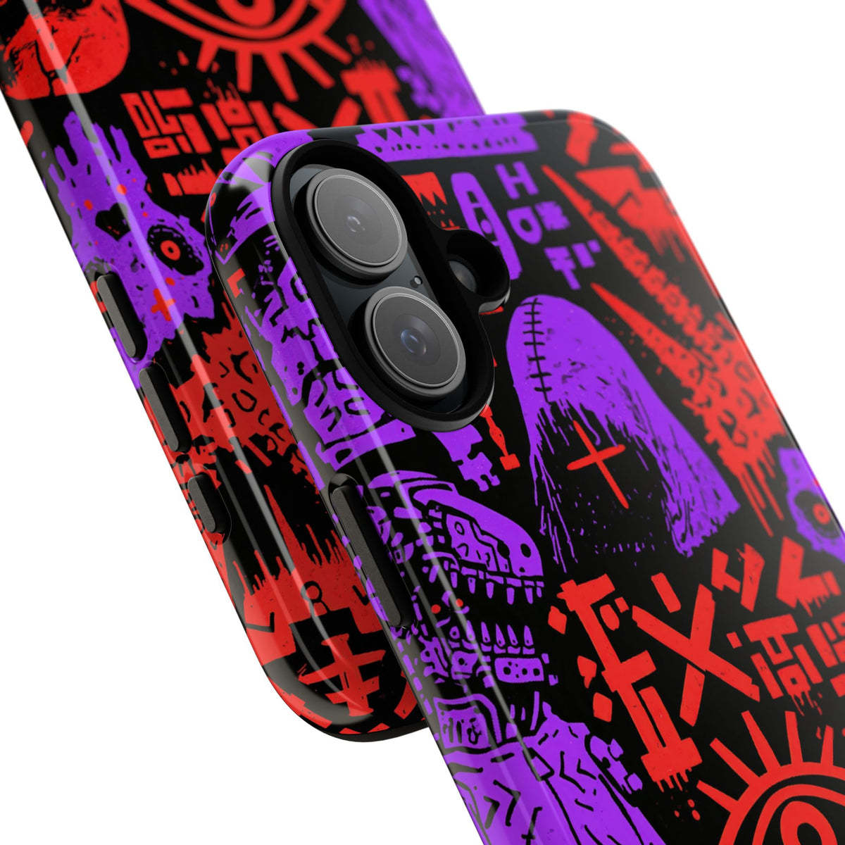 Underground Cyber Glyphs · Tough Phone Case for iPhone · Black