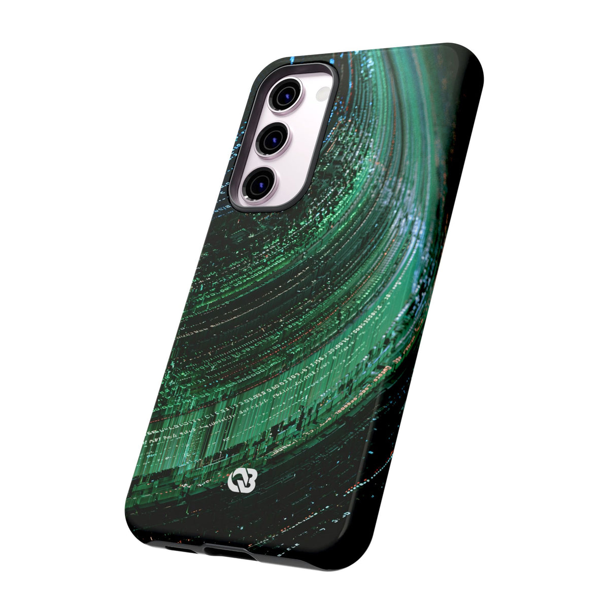 Orbital Data Stream · Tough Phone Case for Samsung · Green