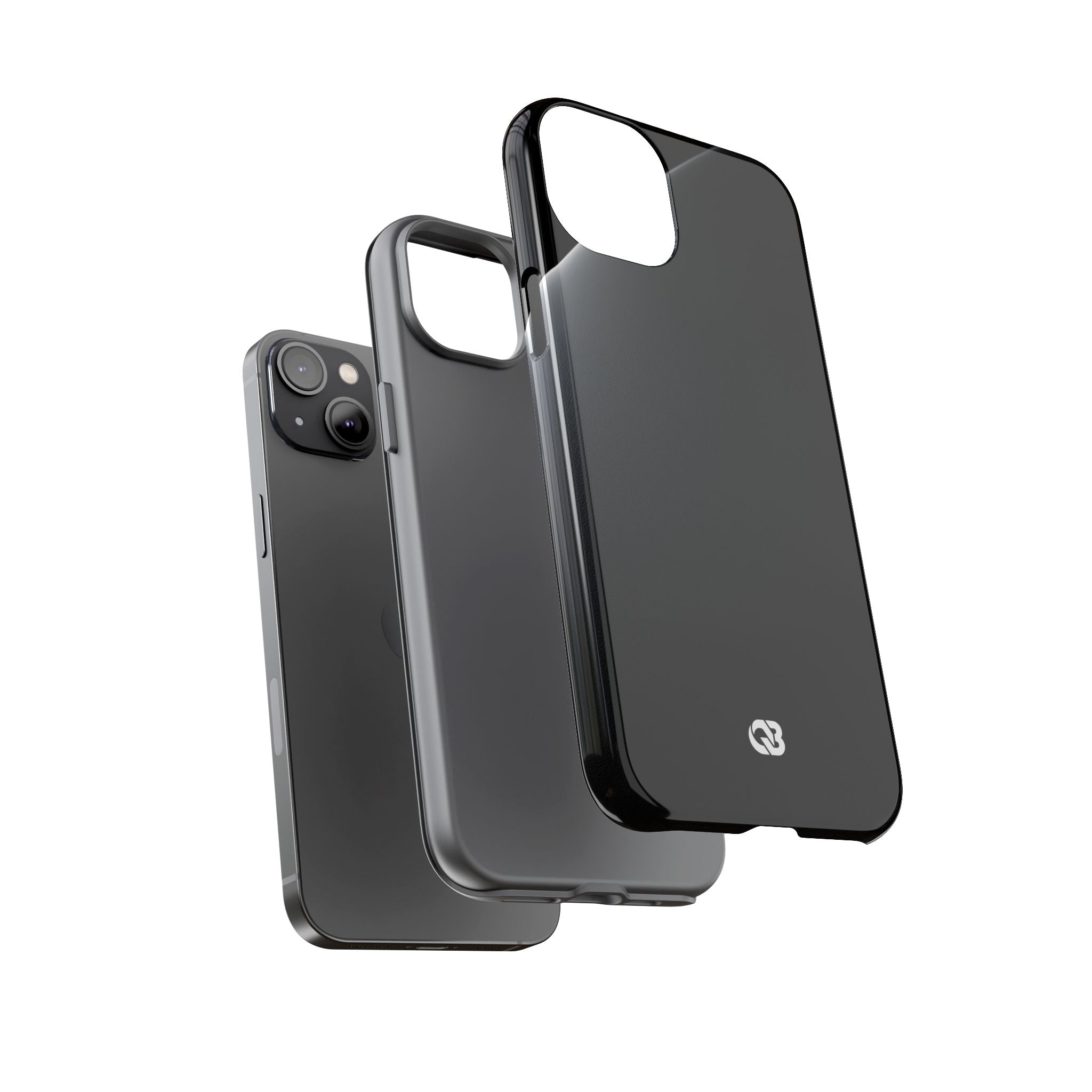 Black Tough Phone Case for iPhone - Obsidian Lunar Arch