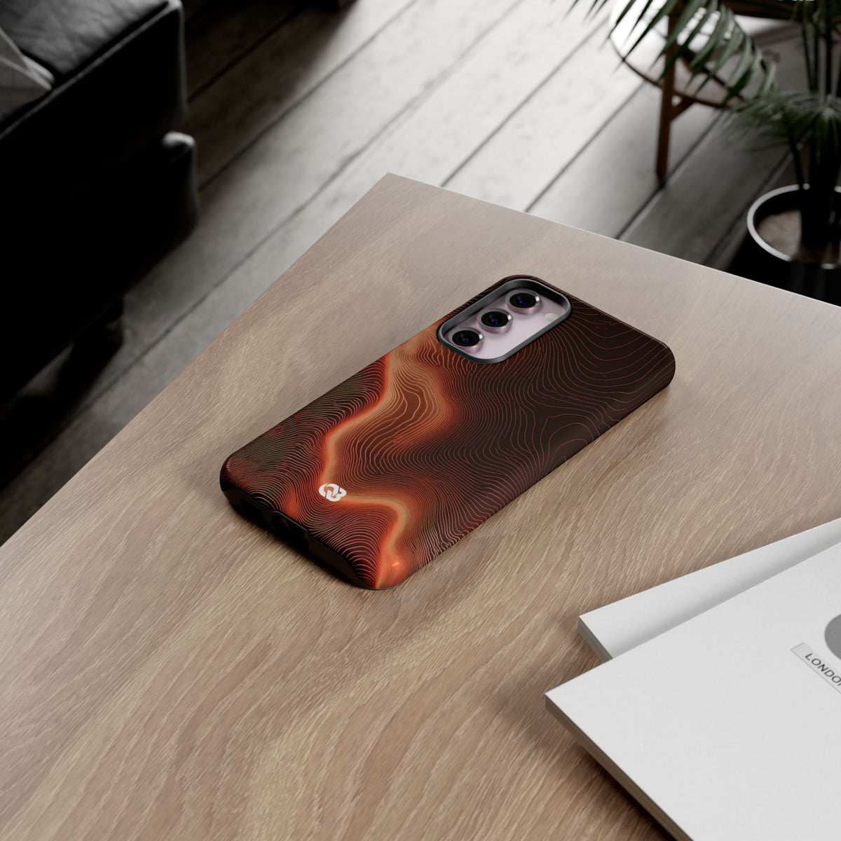 Caldera Ridge · Tough Phone Case for Samsung · Orange