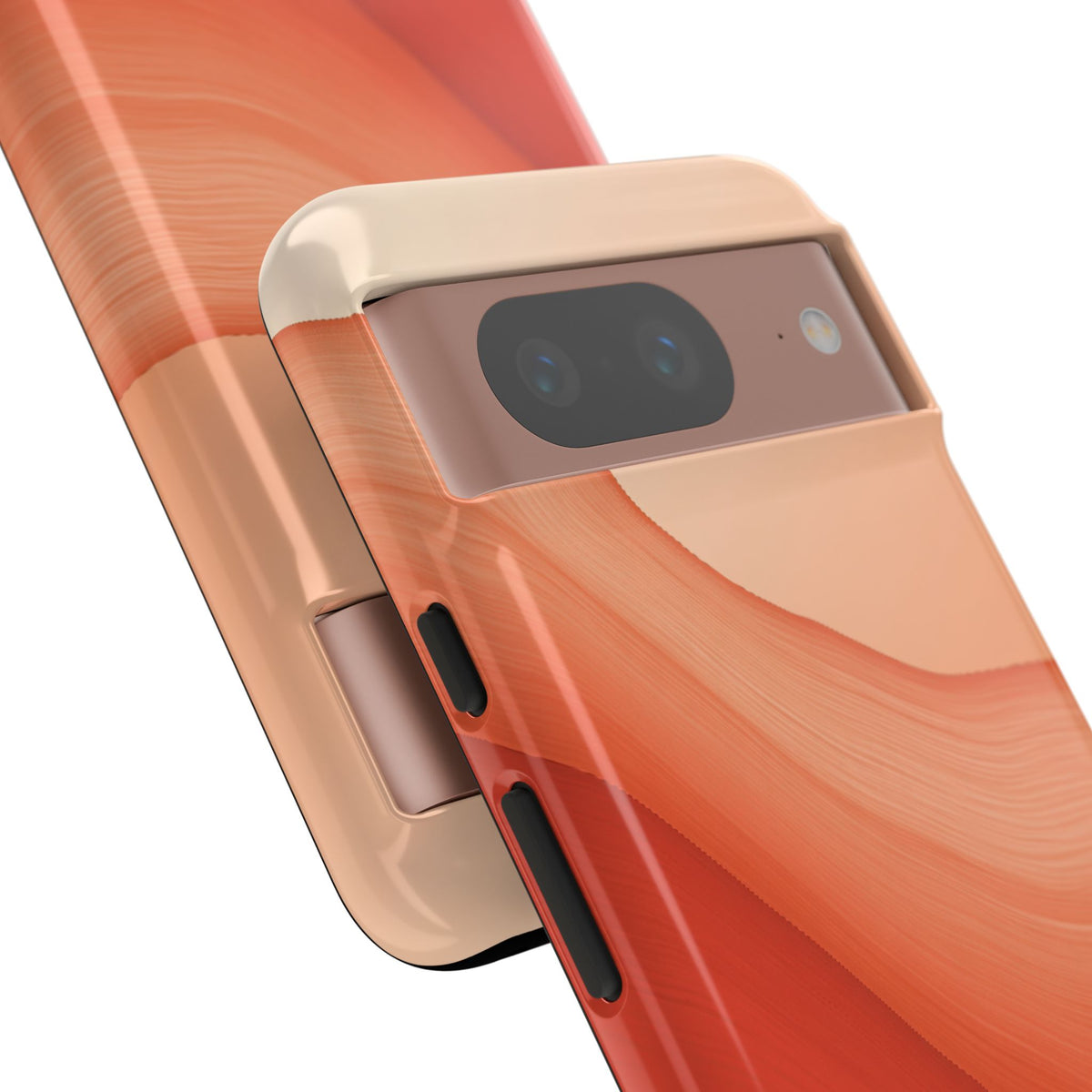 Terracotta Flow · Tough Phone Case for Pixel ·  Orange
