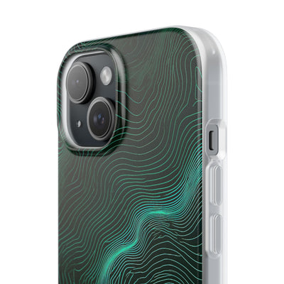 Emerald Topo Ridge · Lite Phone Case for iPhone ·  Green