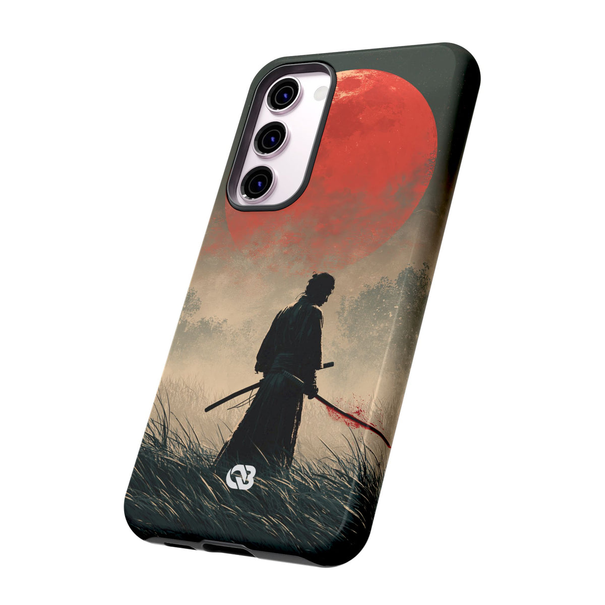 Crimson Moon Ronin · Tough Phone Case for Samsung · Red