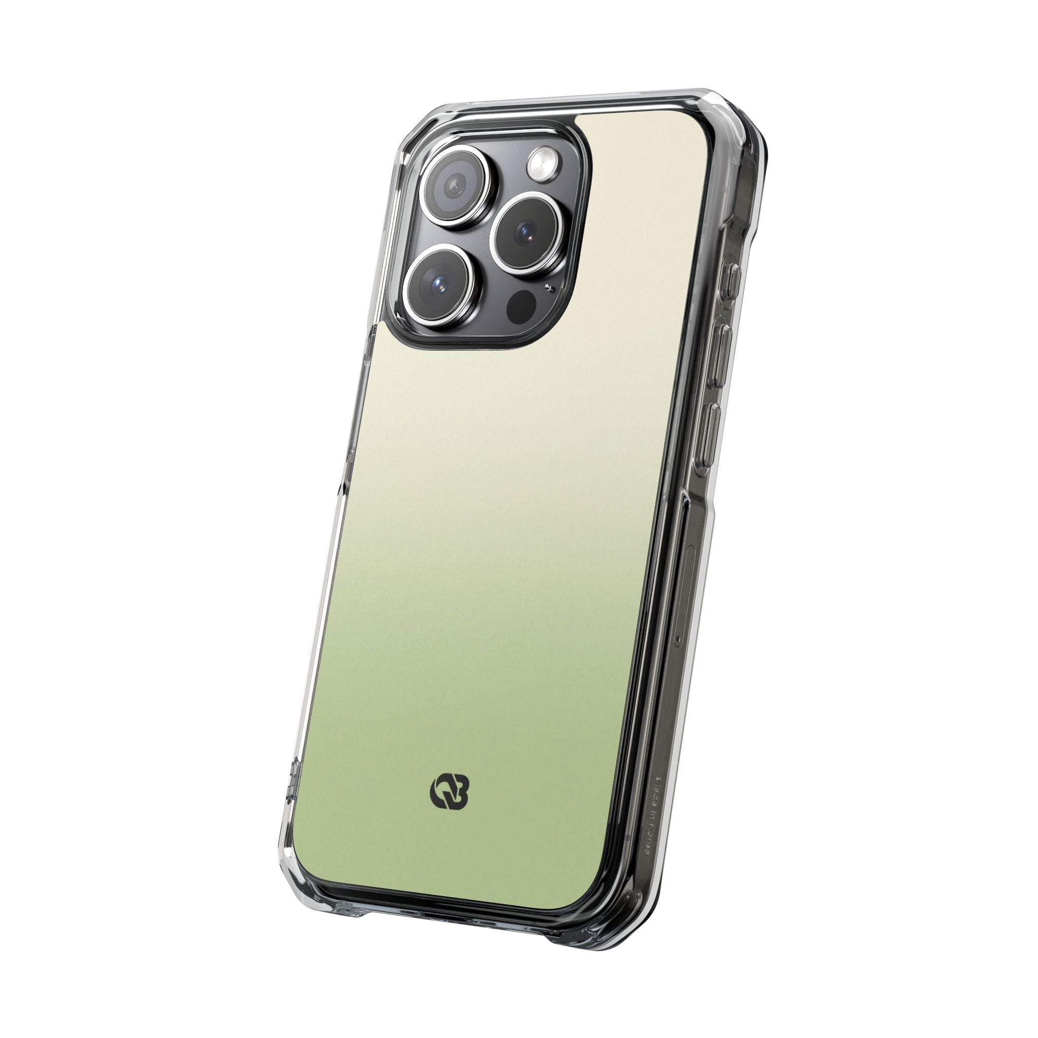 Green Impact MagSafe Phone Case for iPhone - Bone Sage Fade