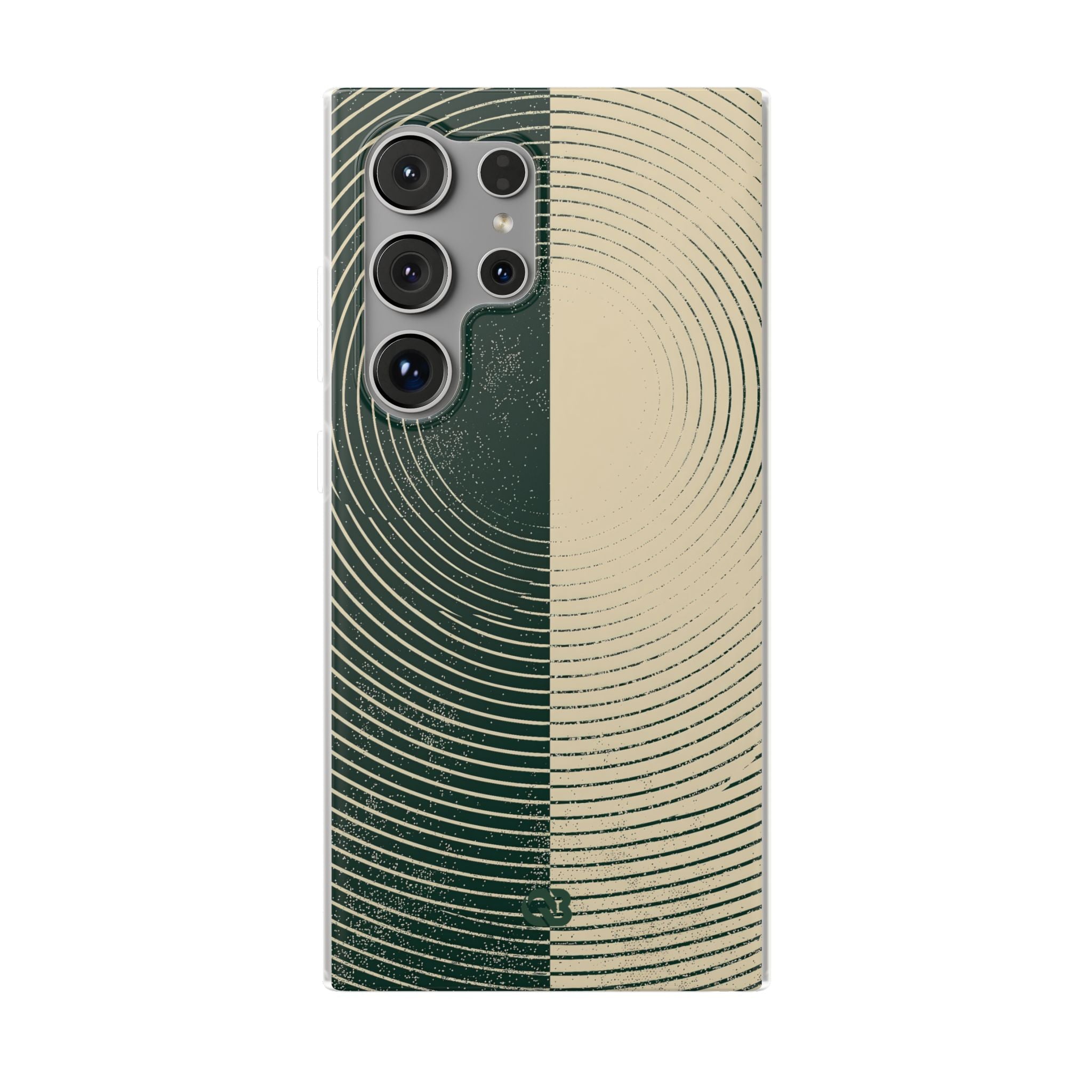 Green Lite Phone Case for Samsung - Evergreen Split Grain