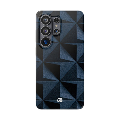 Blue Lite Phone Case for Samsung - Indigo Basalt Facets