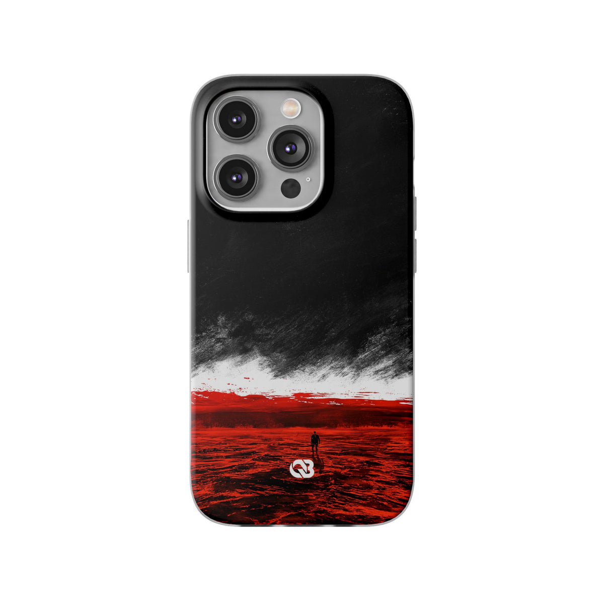 Crimson Void · Lite Phone Case for iPhone ·  Black