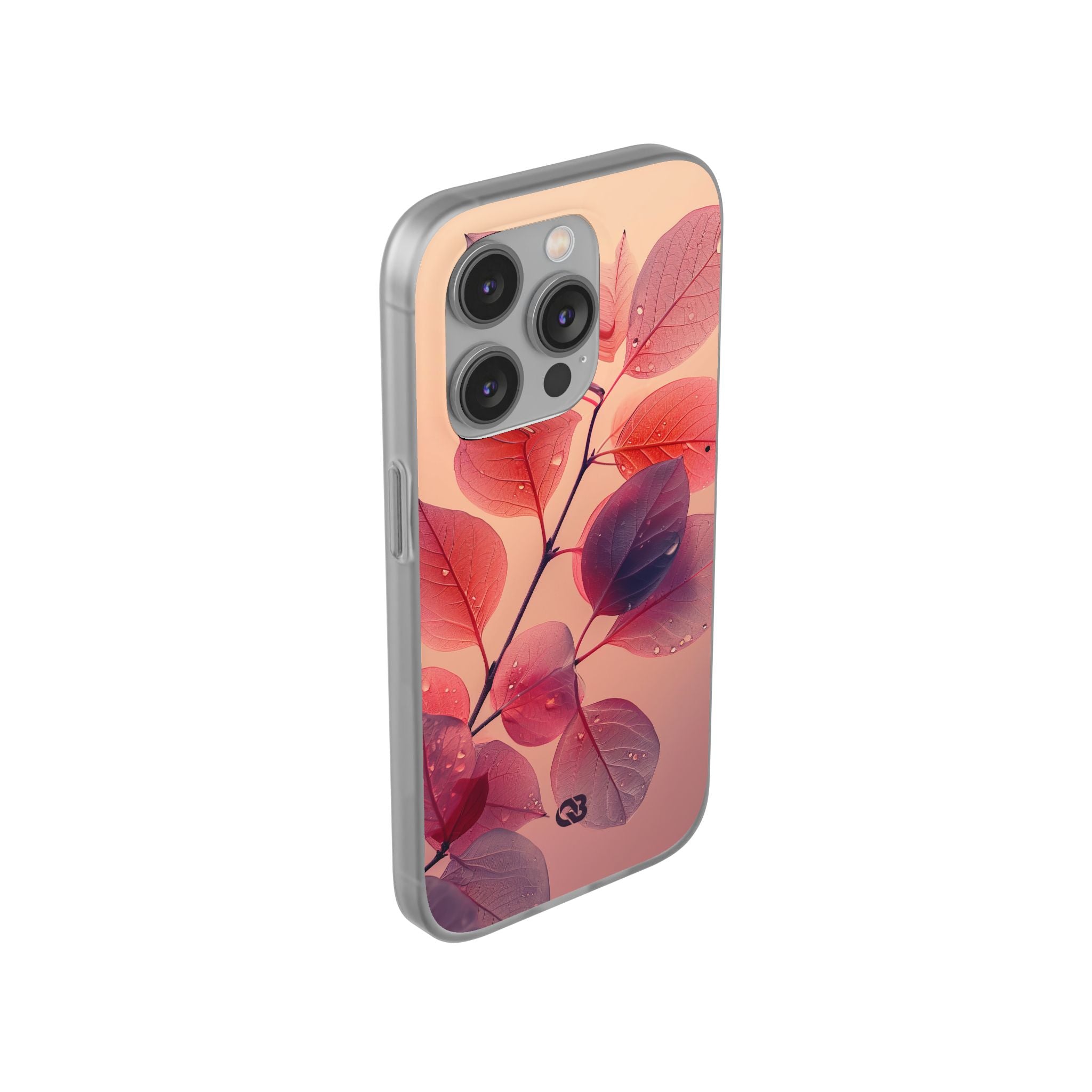 Dewy Magenta Foliage · Soft Phone Case for iPhone