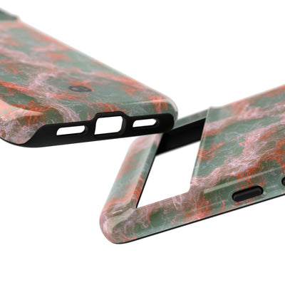 Coral Pixel Matrix · Tough Phone Case for Pixel ·  Green