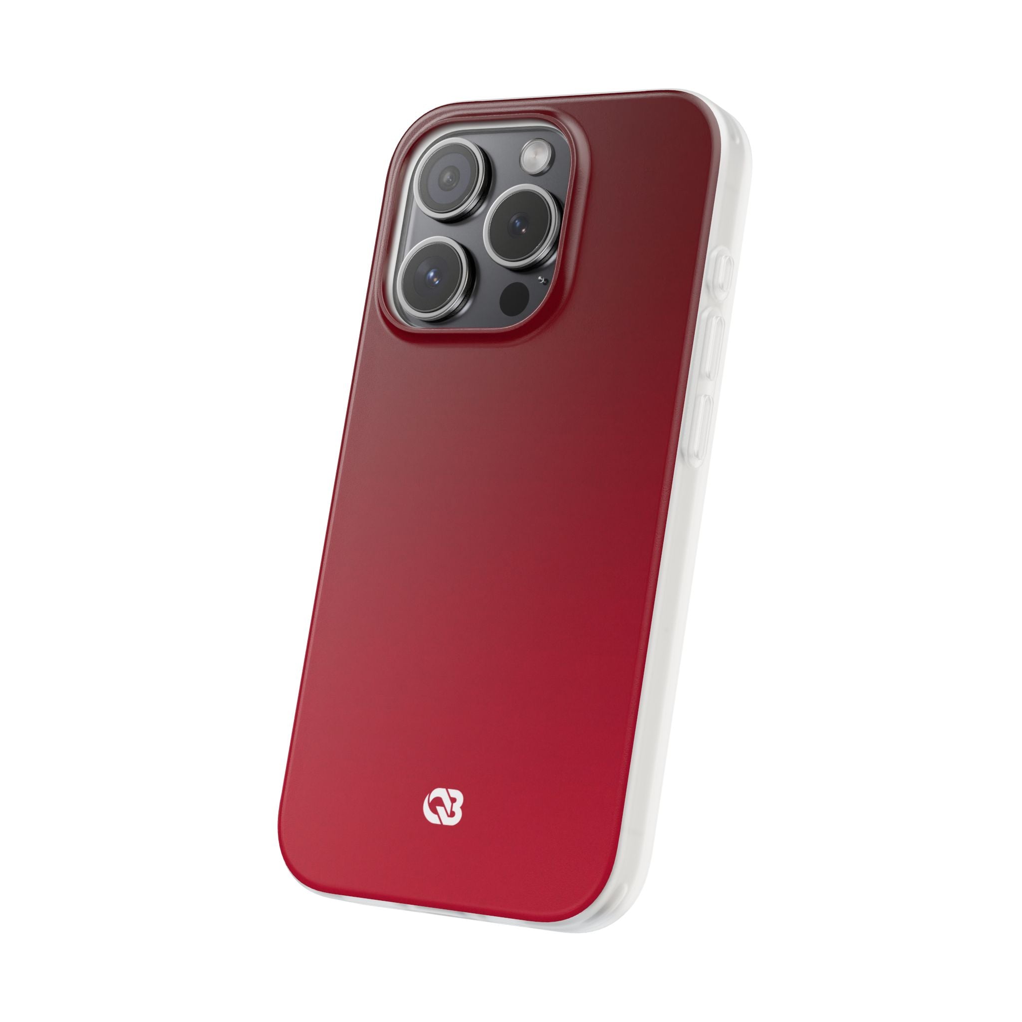 Red Lite Phone Case for iPhone - Crimson Velvet Fade