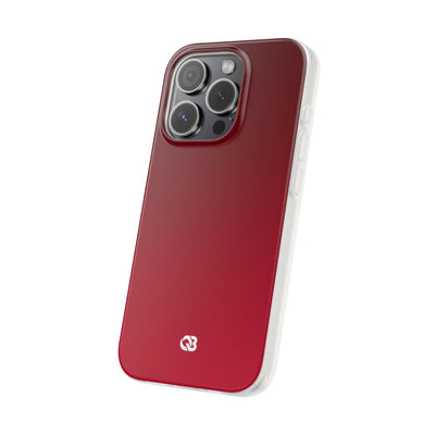 Red Lite Phone Case for iPhone - Crimson Velvet Fade