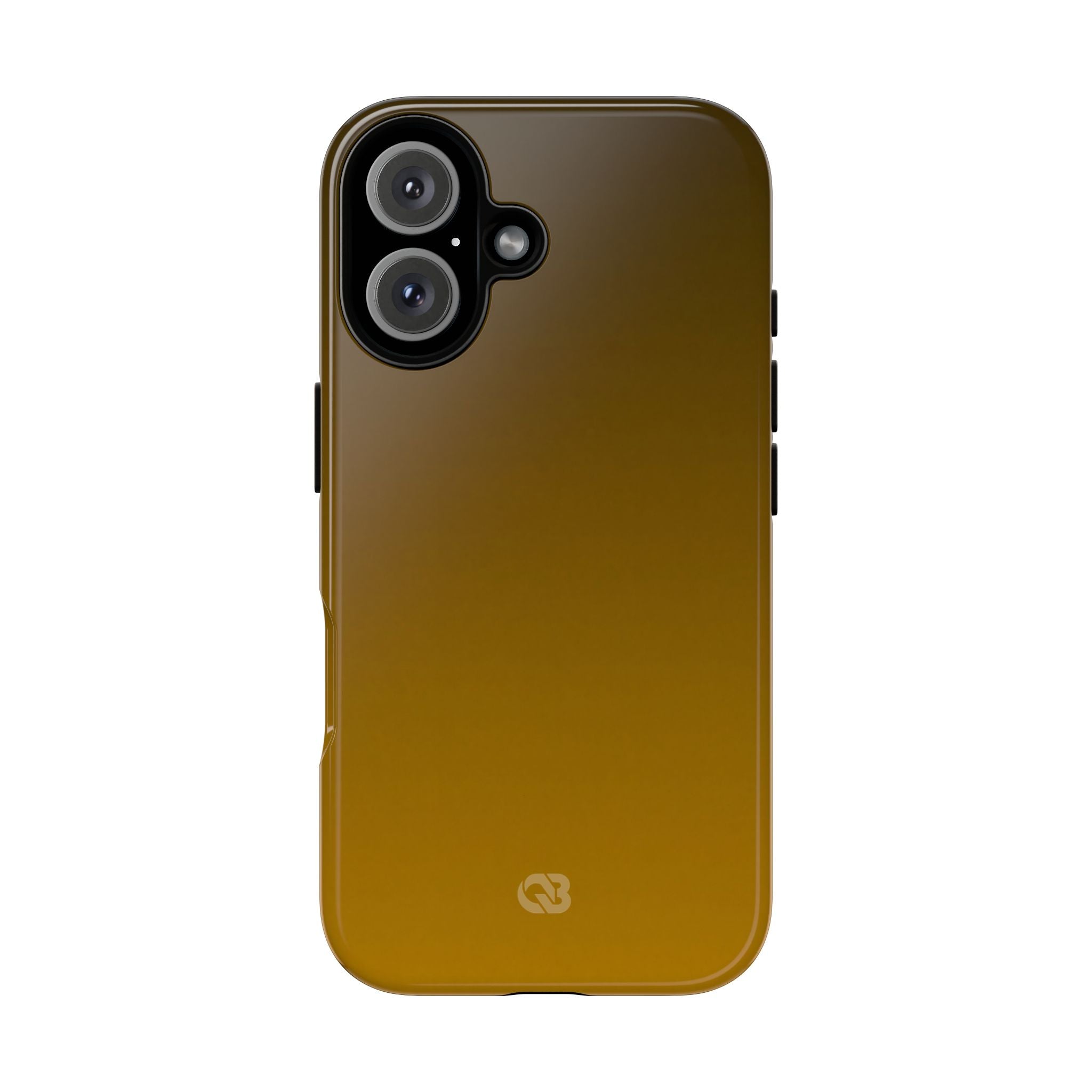 Gold Tough Phone Case for iPhone - Scorched Gold Haze