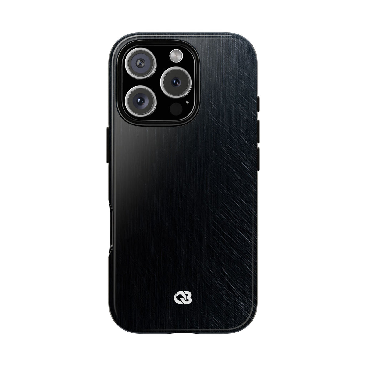 Brushed Obsidian Steel · Tough Phone Case for iPhone · Black