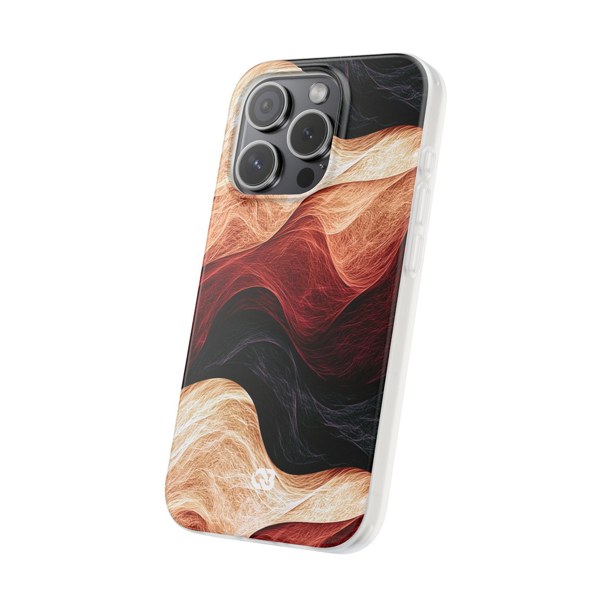 Ember Wave Dispersion · Lite Phone Case for iPhone ·  Red