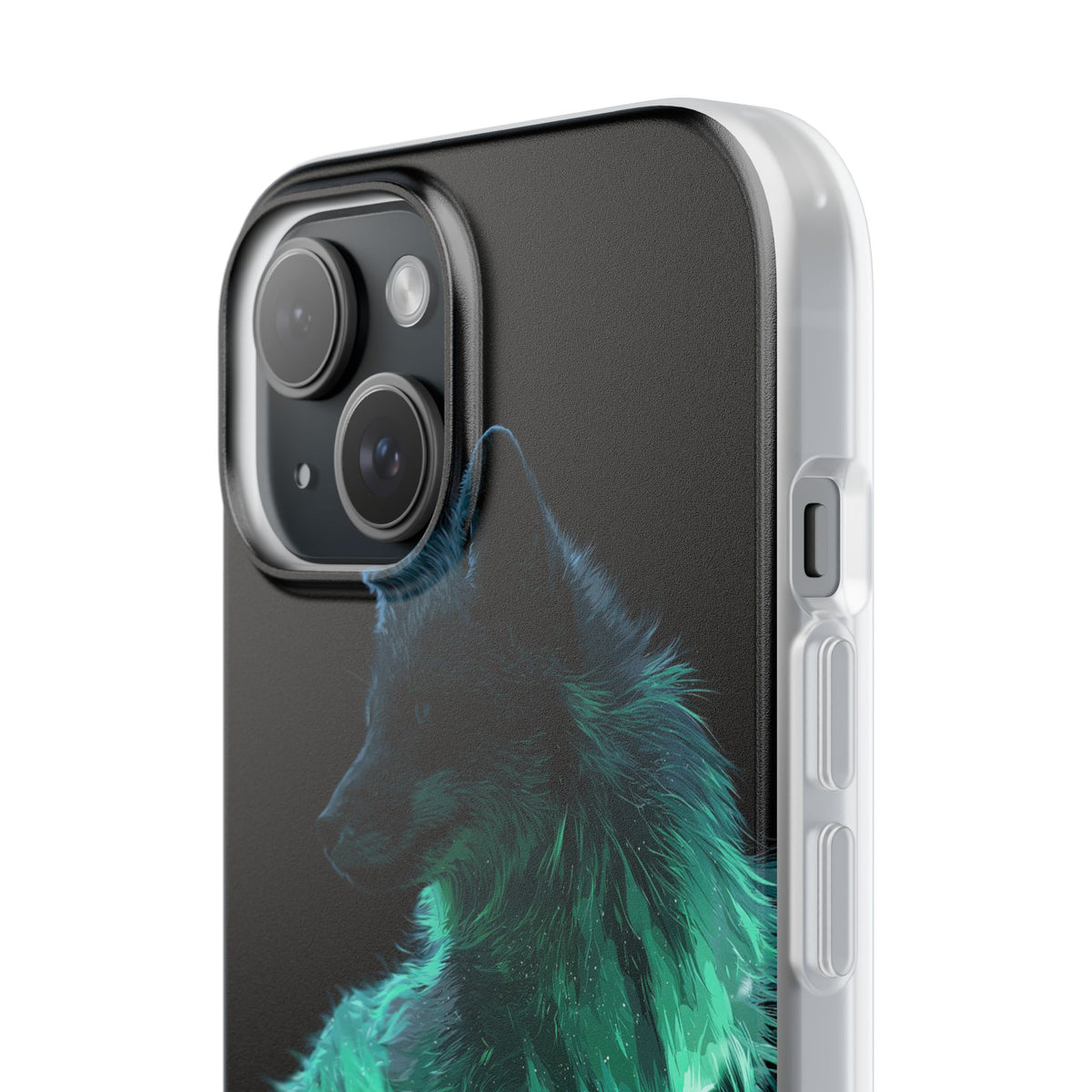 Nordic Aurora Fox · Lite Phone Case for iPhone ·  Teal