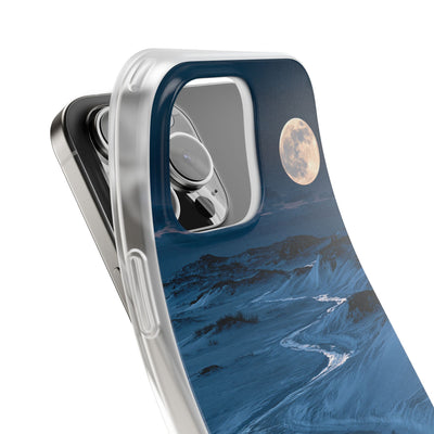 Arctic Moon Drift · Lite Phone Case for iPhone ·  Blue