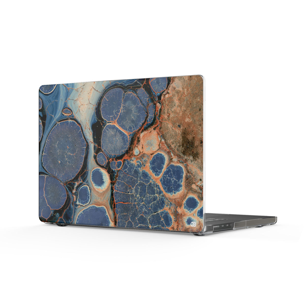 Astral Orb Resonance · Clear Hard Case for MacBook · Blue