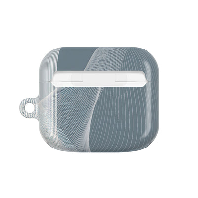 Slate Contour Drift · Hard Case for AirPods & AirPods Pro · Grey
