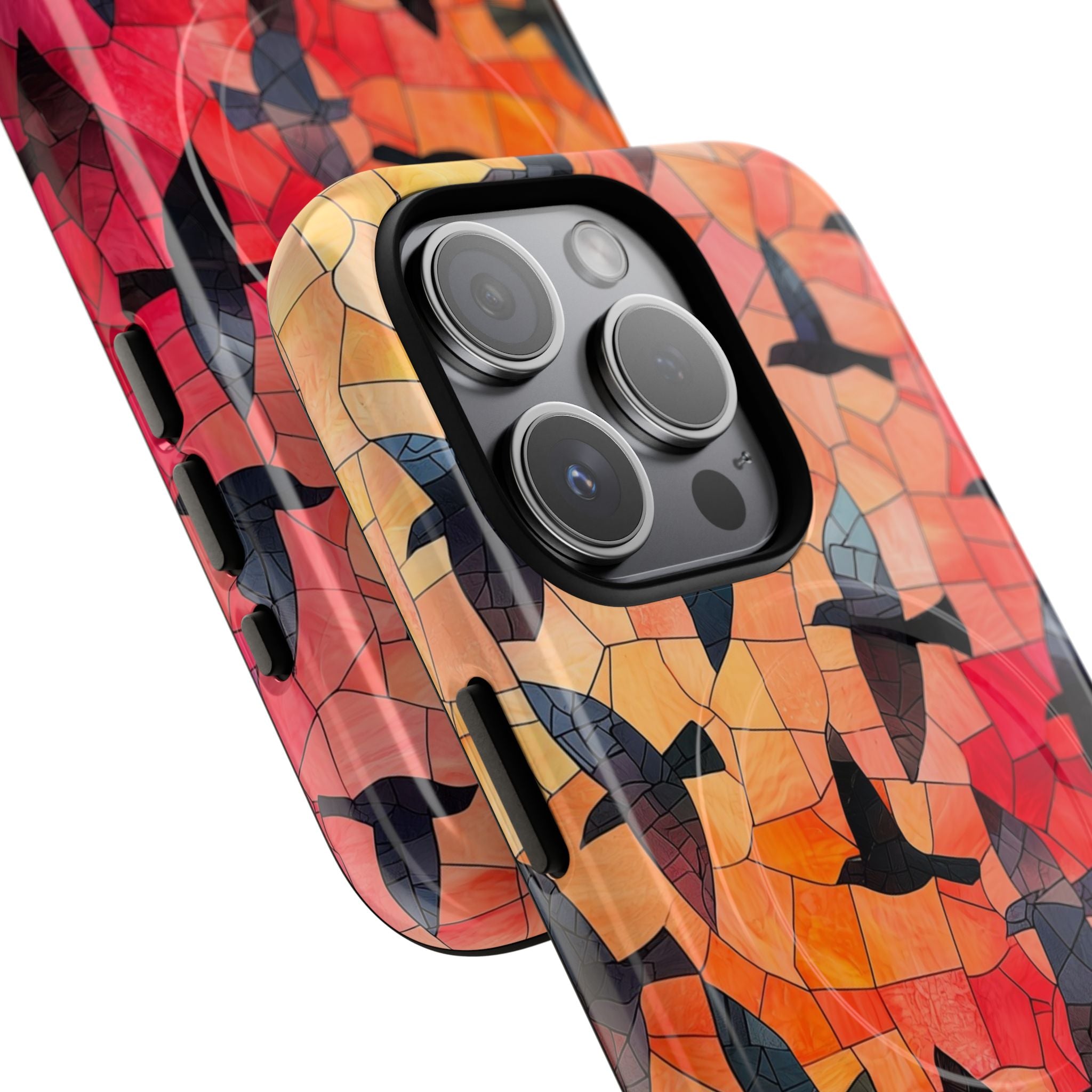 Blackbird Glow iPhone 15 Pro Skal - Tough+