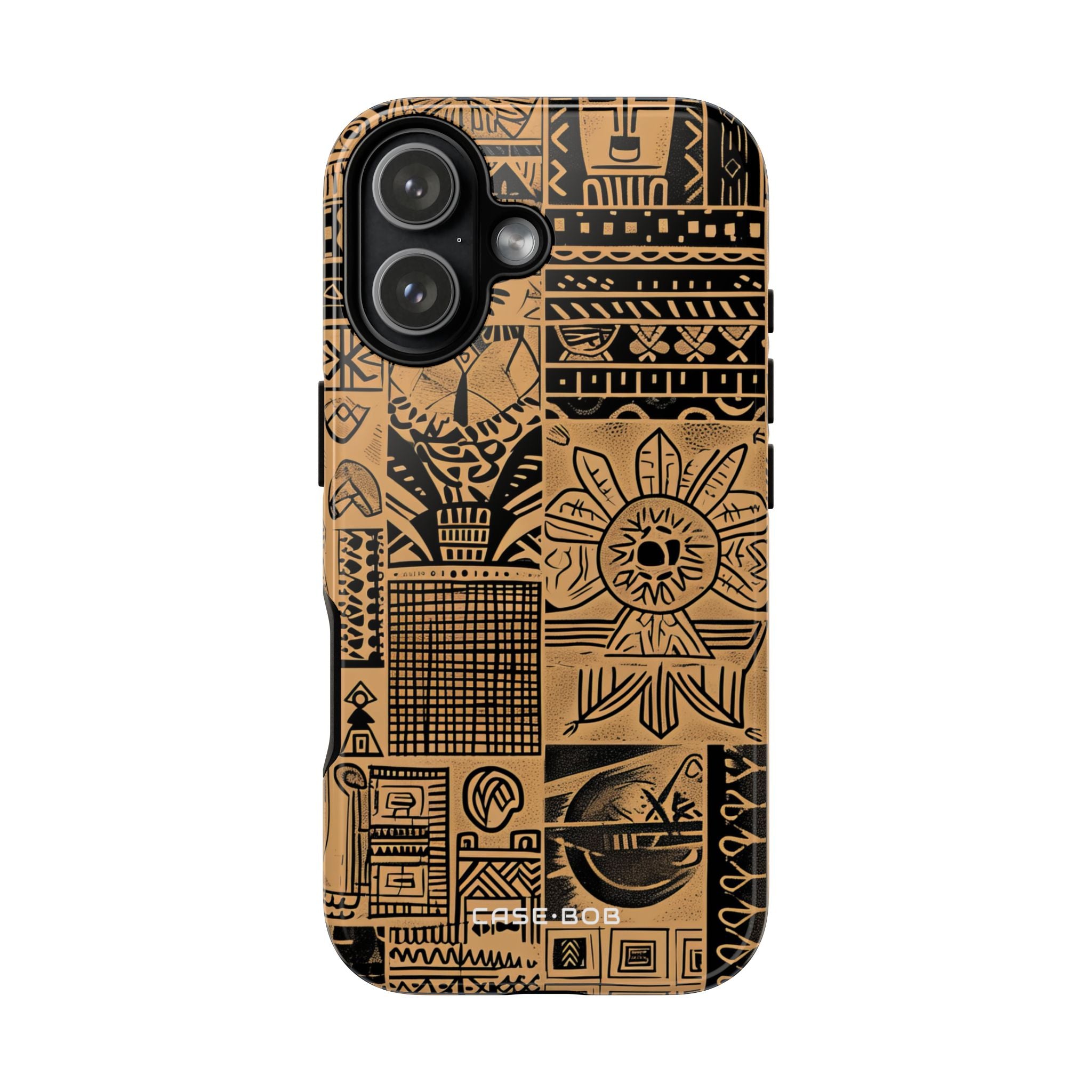 Tribal Faces iPhone 17 Case - Tough - CASE•BOB