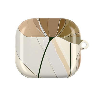 Translucent Petal Contour · Hard Case for AirPods & AirPods Pro · Beige