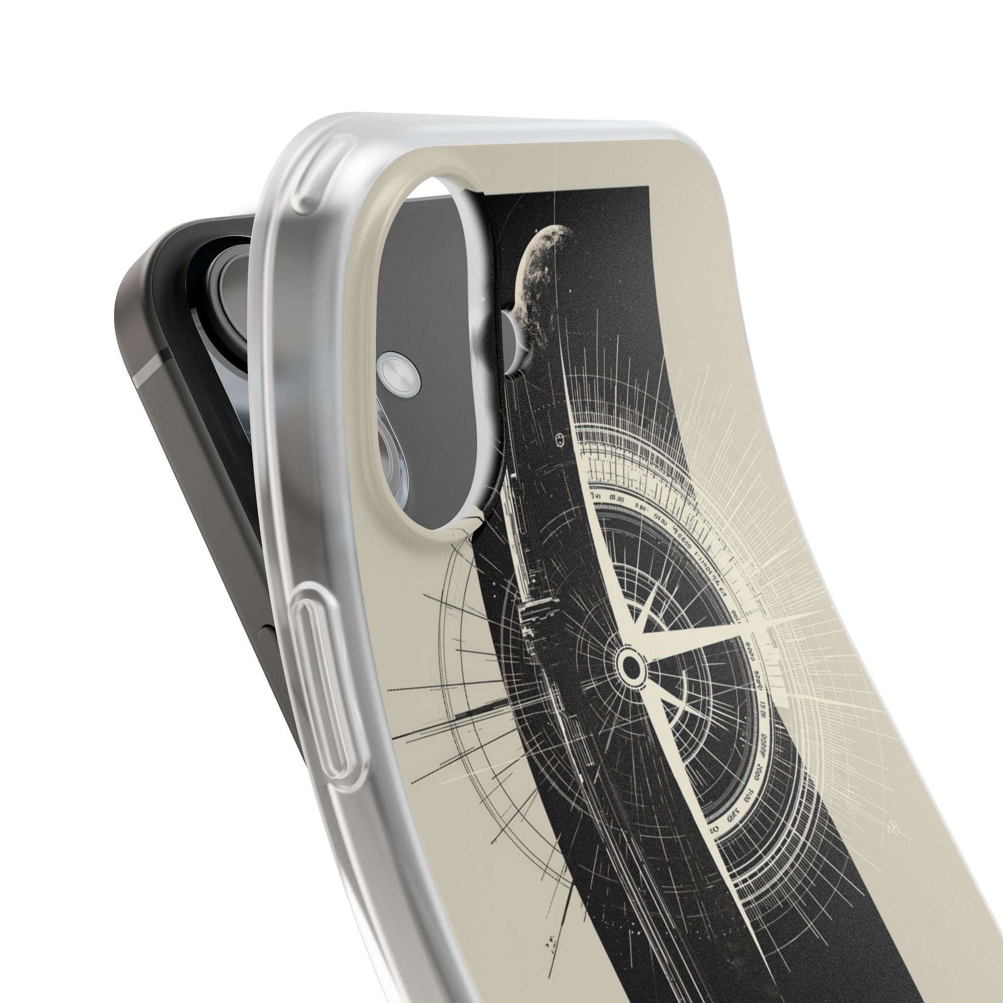 Beige Lite Phone Case for iPhone - Zenith Vector Spire