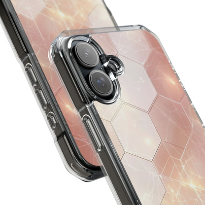 Honeycomb Glow iPhone 16 Plus Case - Impact
