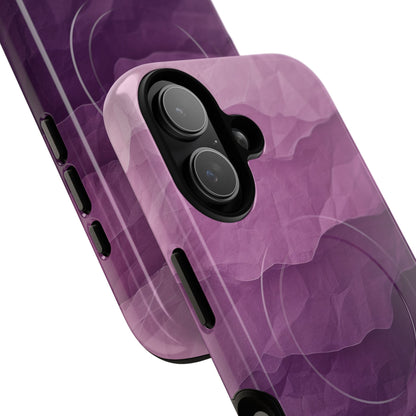 Purple Wave Layers iPhone 17 Case - Tough+ - CASE•BOB