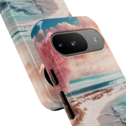 Pink Tree Breeze Google Pixel 9 Case - Tough