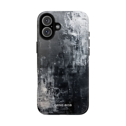 Black Gradient iPhone 16 Plus Case - Tough