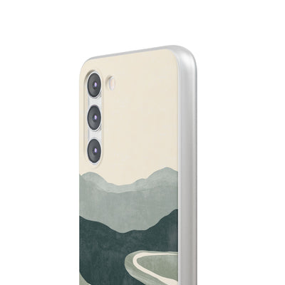 Green Lite Phone Case for Samsung - Misty Sage Valley