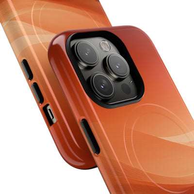 Orange Tough 2.0 Magsafe Phone Case for iPhone - Crimson Dune Gradient