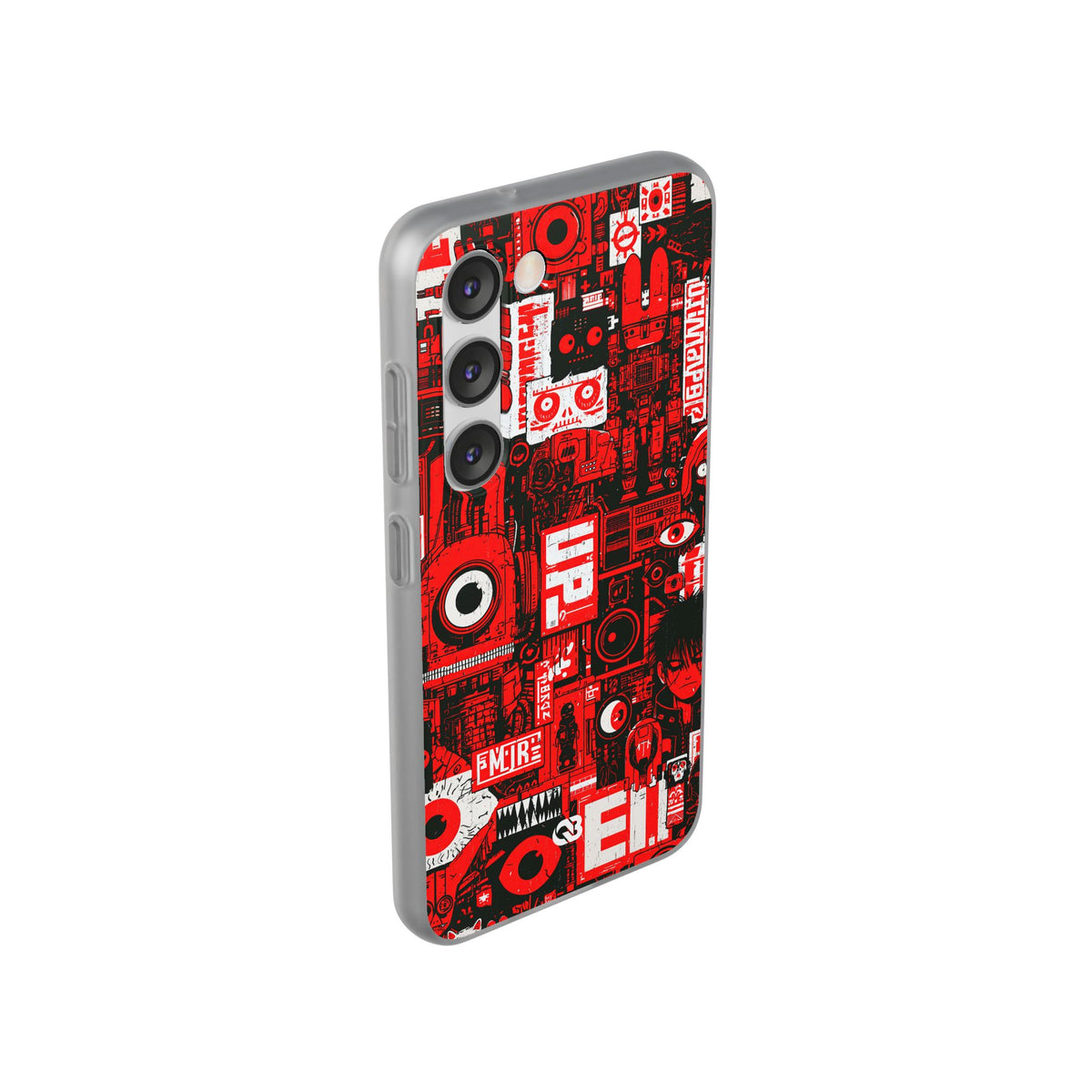 Neo Mecha Collage · Lite Phone Case for Samsung · Red