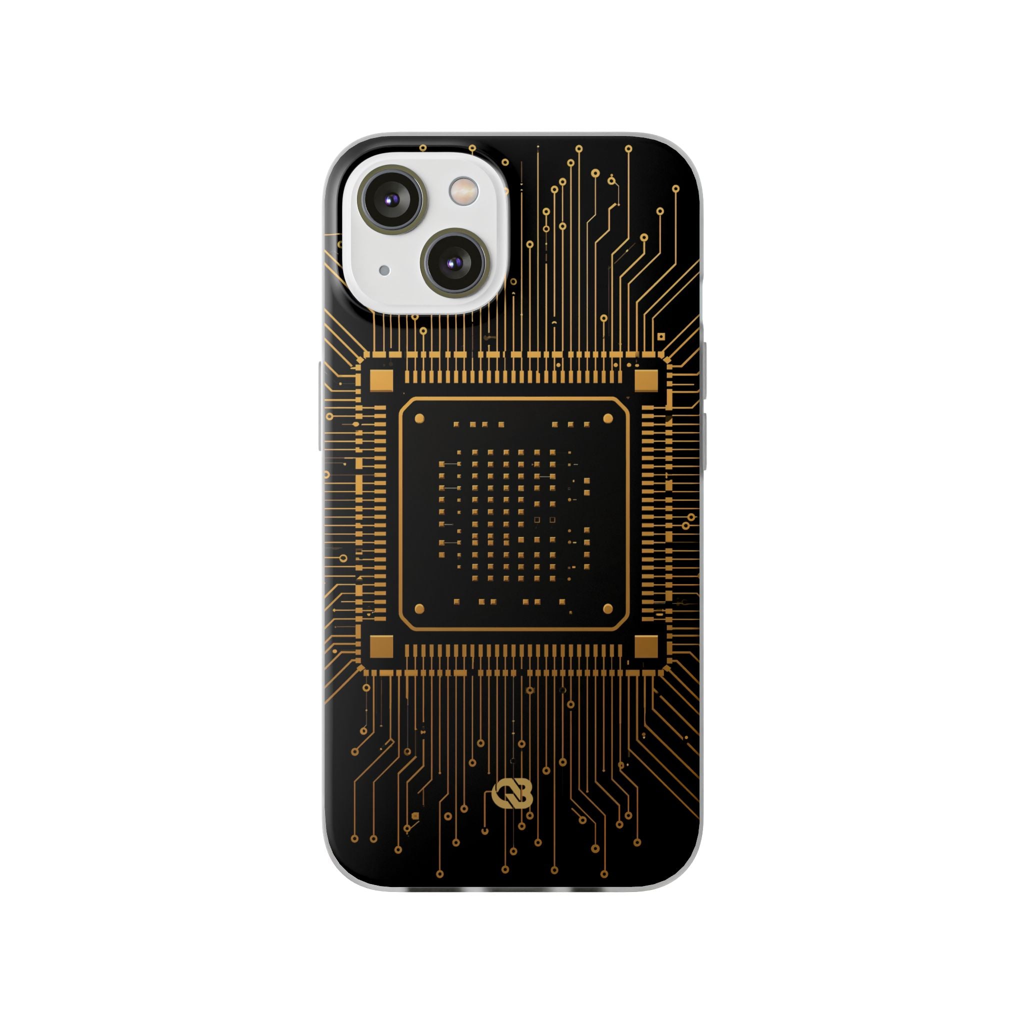 Gold Lite Phone Case for iPhone - Cyber Gold Processor