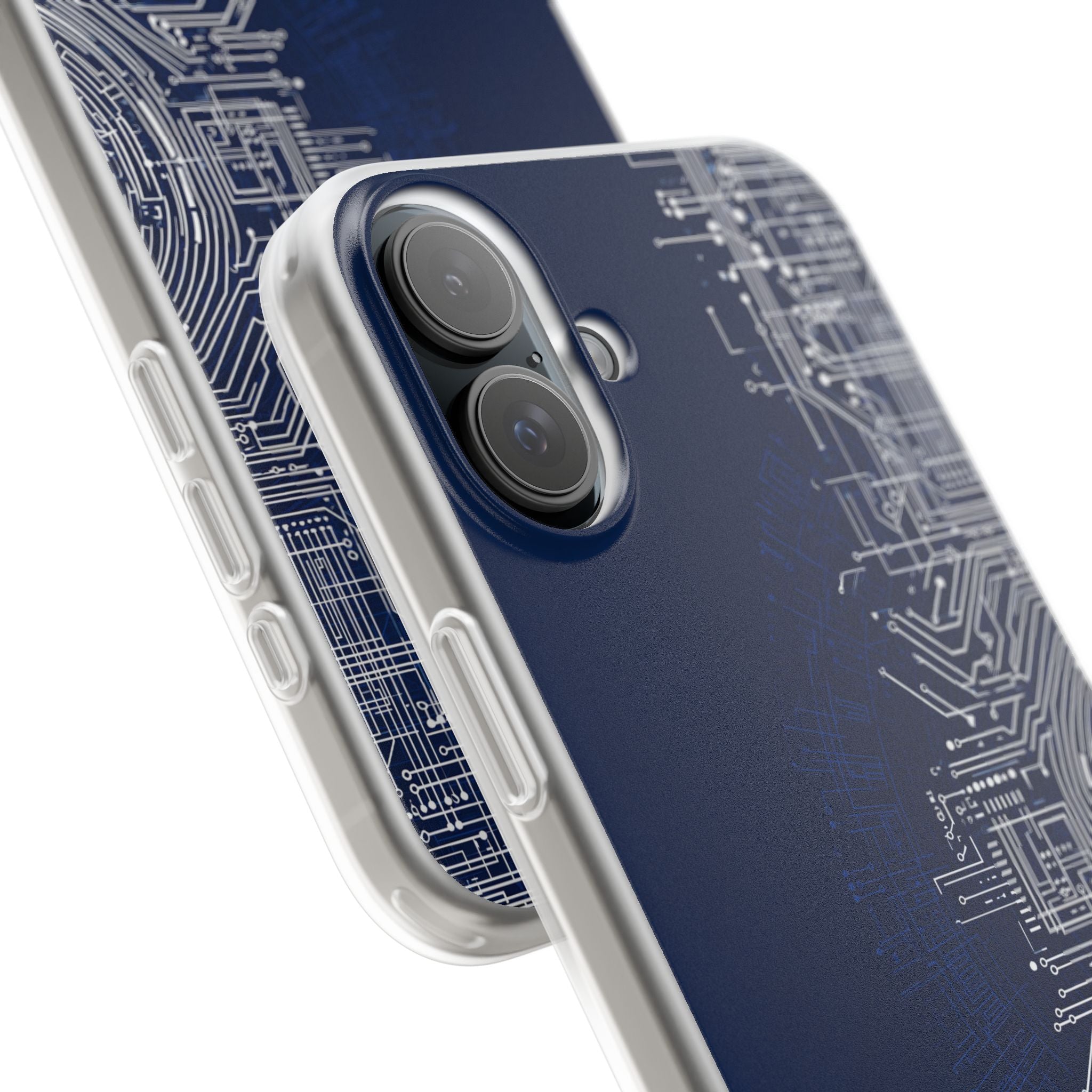 Blue Lite Phone Case for iPhone - Cobalt Circuit Logic