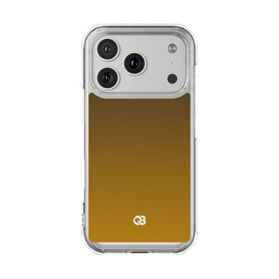 Golden Umber · Clear Impact Magnetic Phone Case for iPhone · Gold