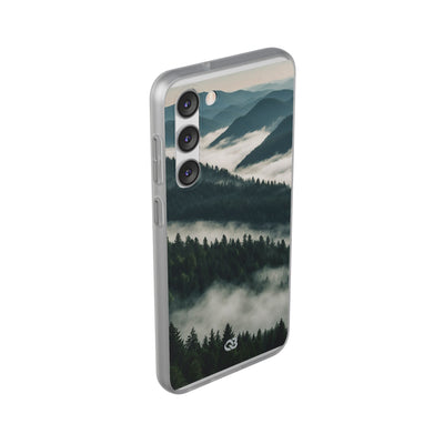 Misty Pine Peaks · Soft Phone Case for Samsung
