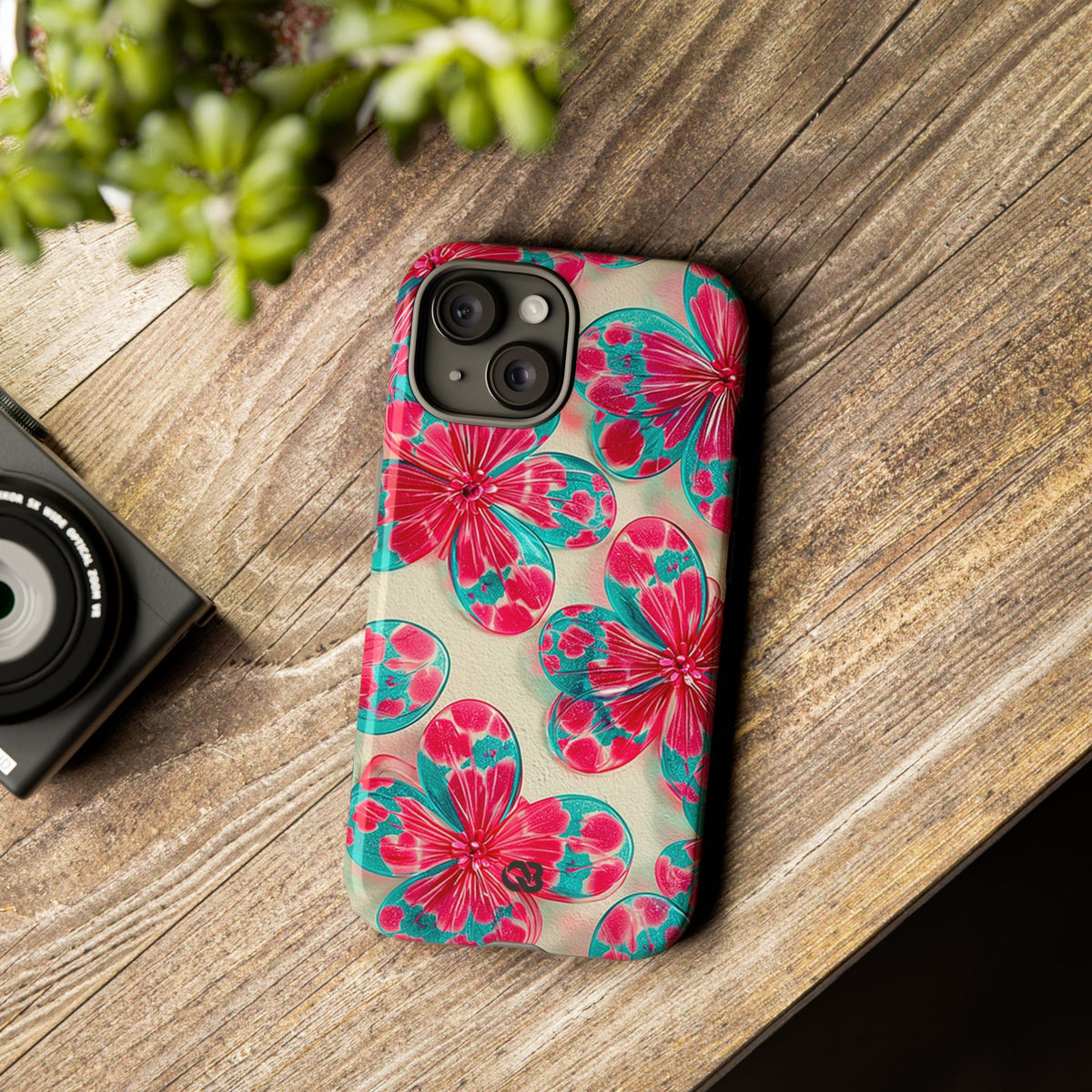 Lucite Jelly Bloom · Tough Phone Case for iPhone · Pink
