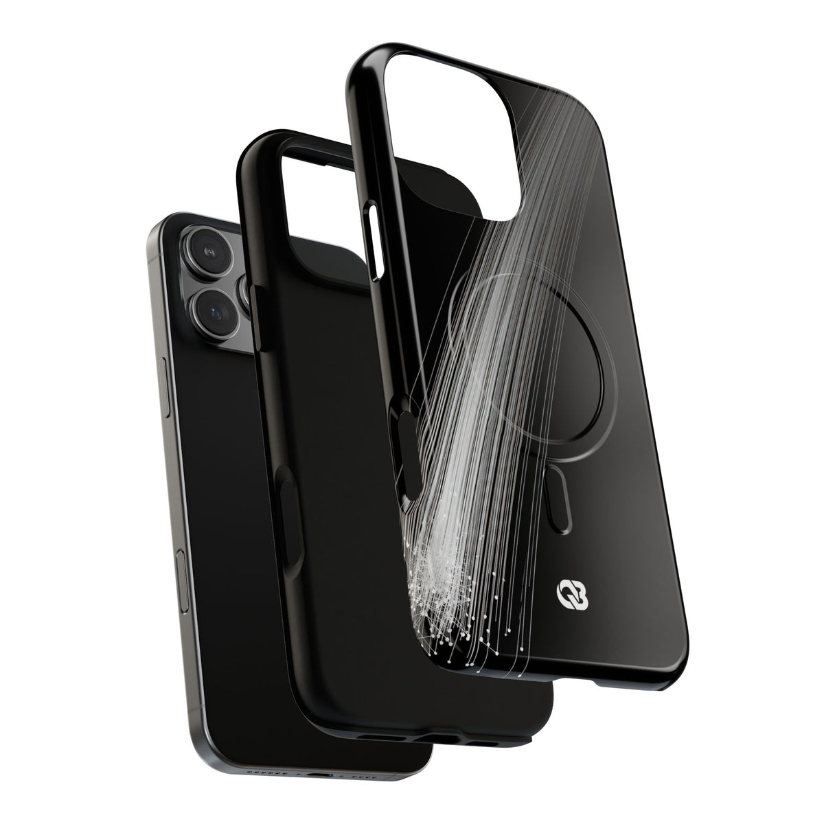 Black Tough 2.0 Magsafe Phone Case for iPhone - Linear Velocity Beam