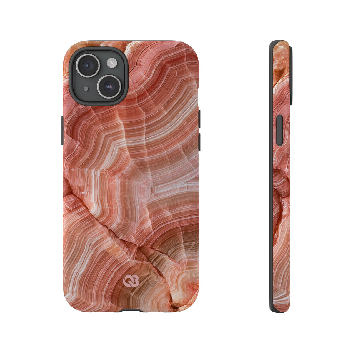 Blushing Rose Strata · Tough Phone Case for iPhone · Pink
