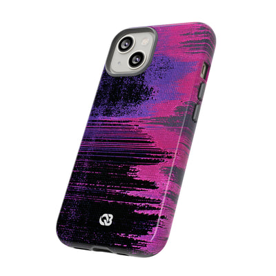 Neon Signal Shift · Tough Phone Case for iPhone · Purple