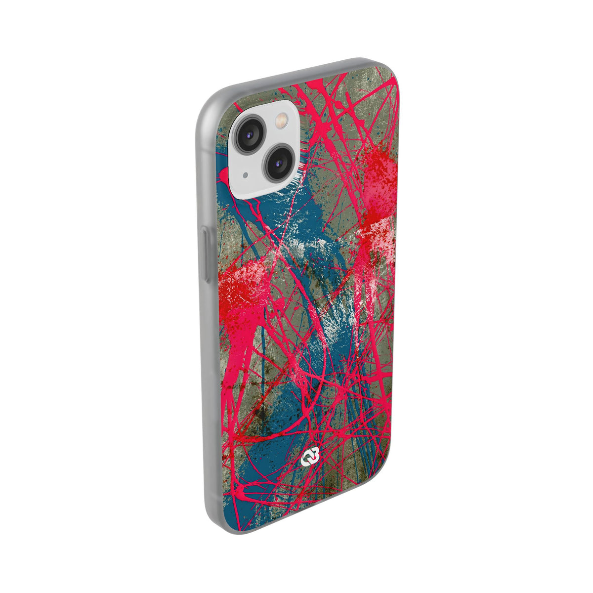 Neon Static Drip · Lite Phone Case for iPhone ·  Pink