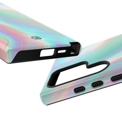 Prismatic Liquid Light · Tough Phone Case for Samsung · Teal