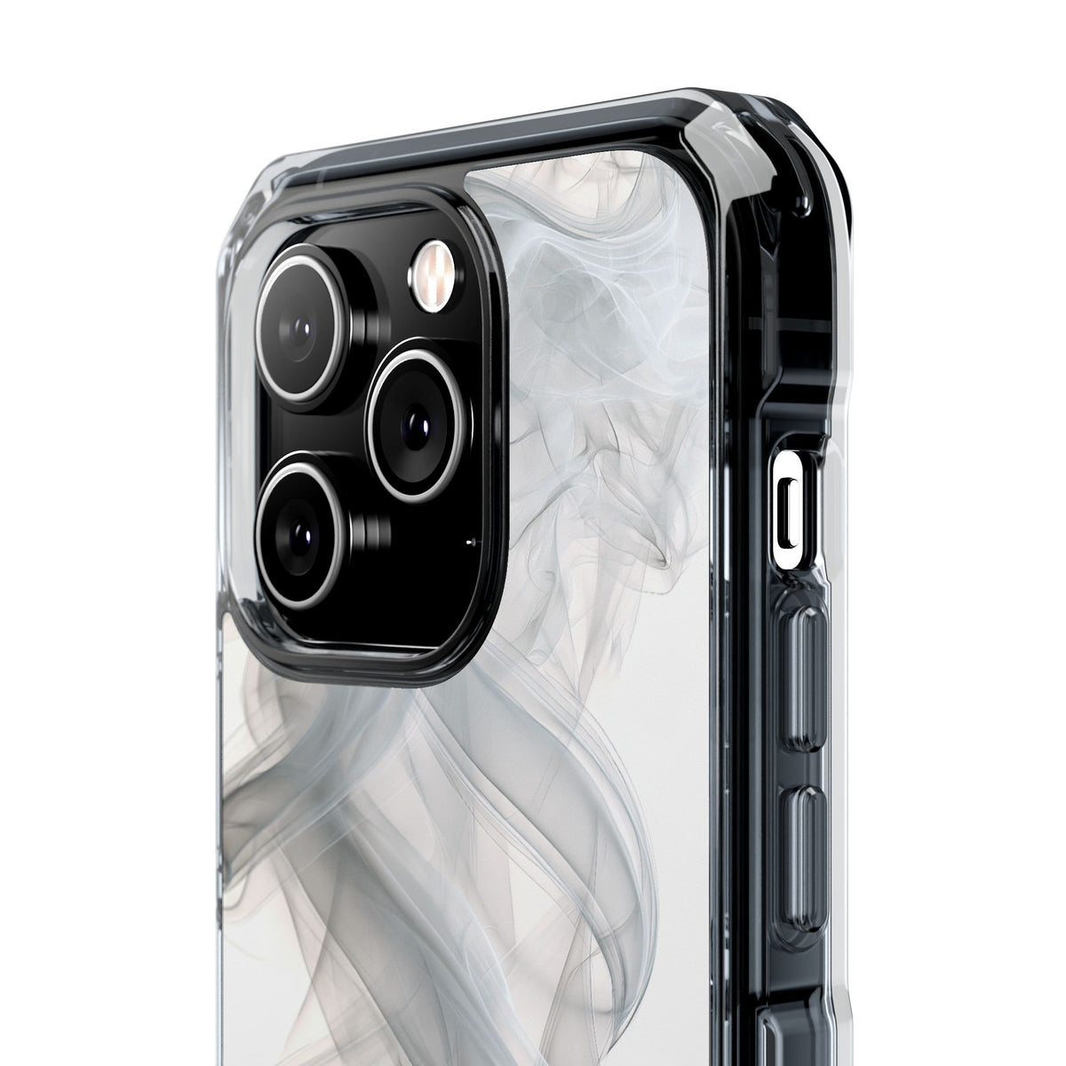 Vapor Noir · Clear Impact Magnetic Phone Case for iPhone ·  White