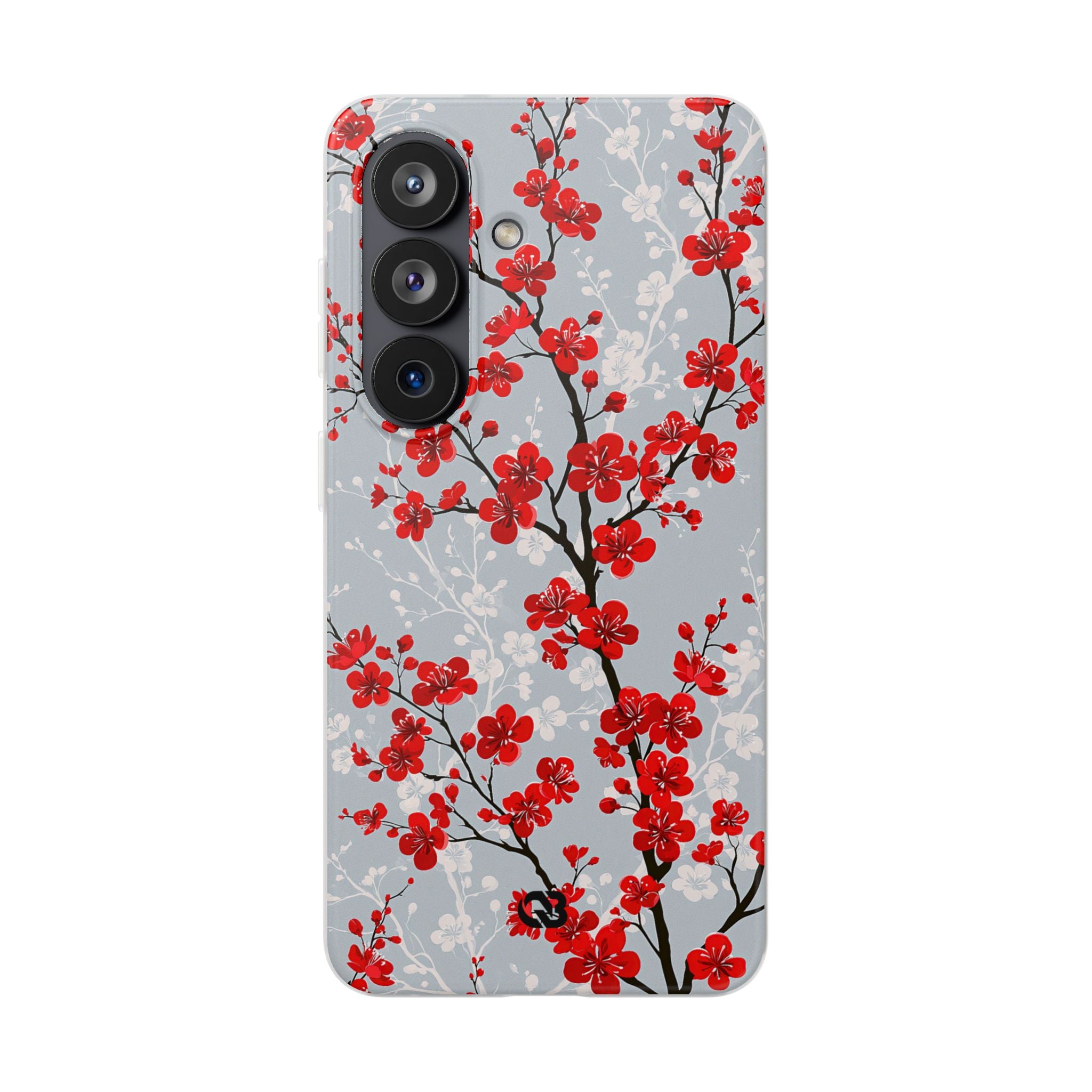 Grey Lite Phone Case for Samsung - Crimson Sakura Slate