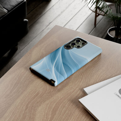 Blue Tough Phone Case for Samsung - Arctic Silk Drift