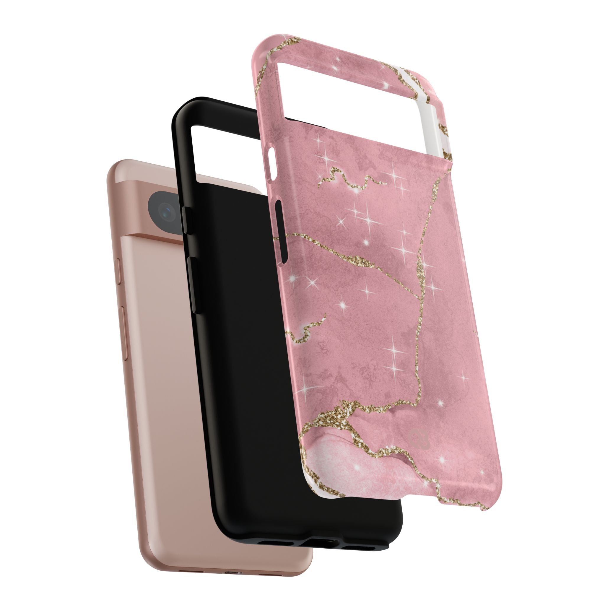 Rose Sparkle Marble · Tough Phone Case for Google Pixel